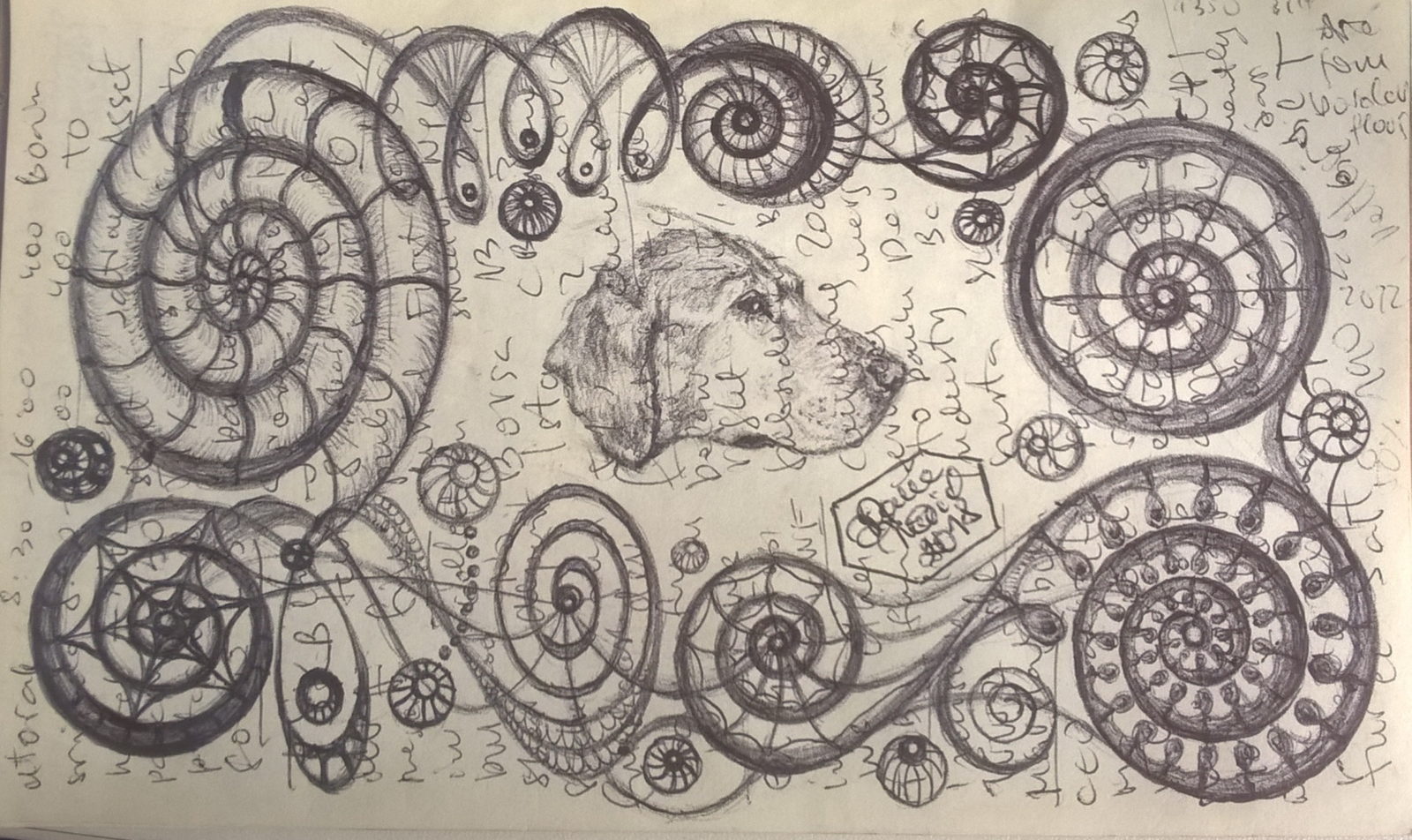 Drawings on Recycled Paper My art